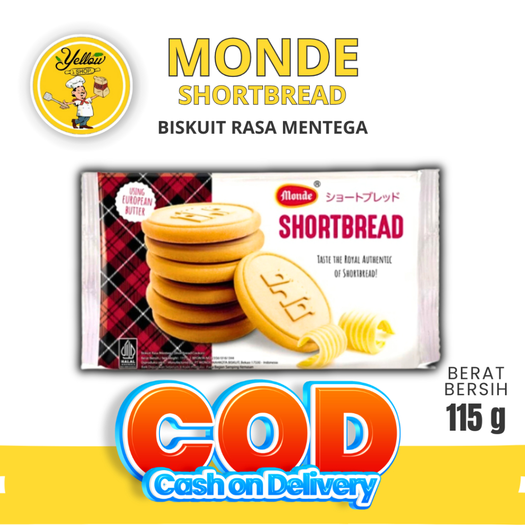 

MONDE SHORTBREAD / BISKUIT RASA MENTEGA DARI MONDE 115GR