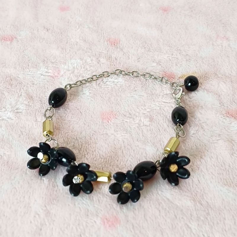 gelang wanita gelang bunga aksesoris wanita