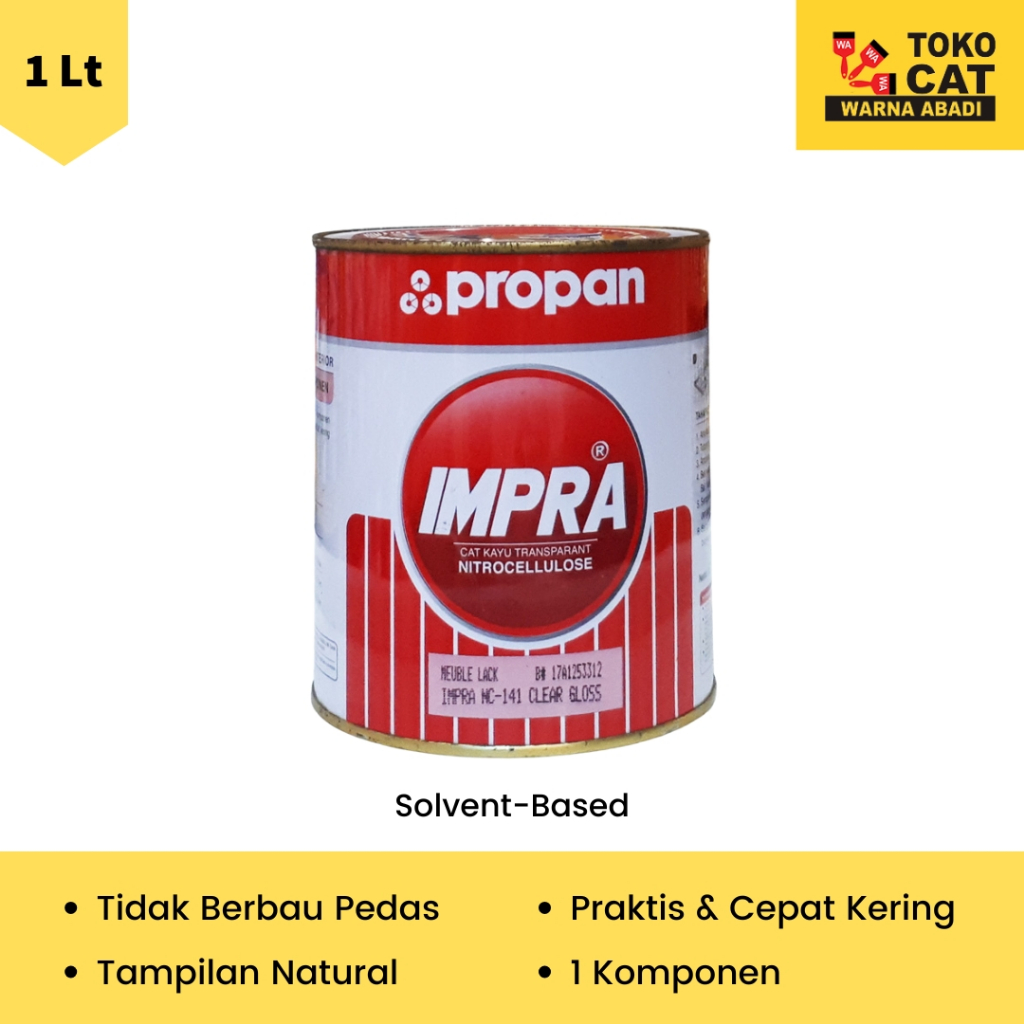 PROPAN IMPRA MELAMINE CLEAR NC 141 1 LITER