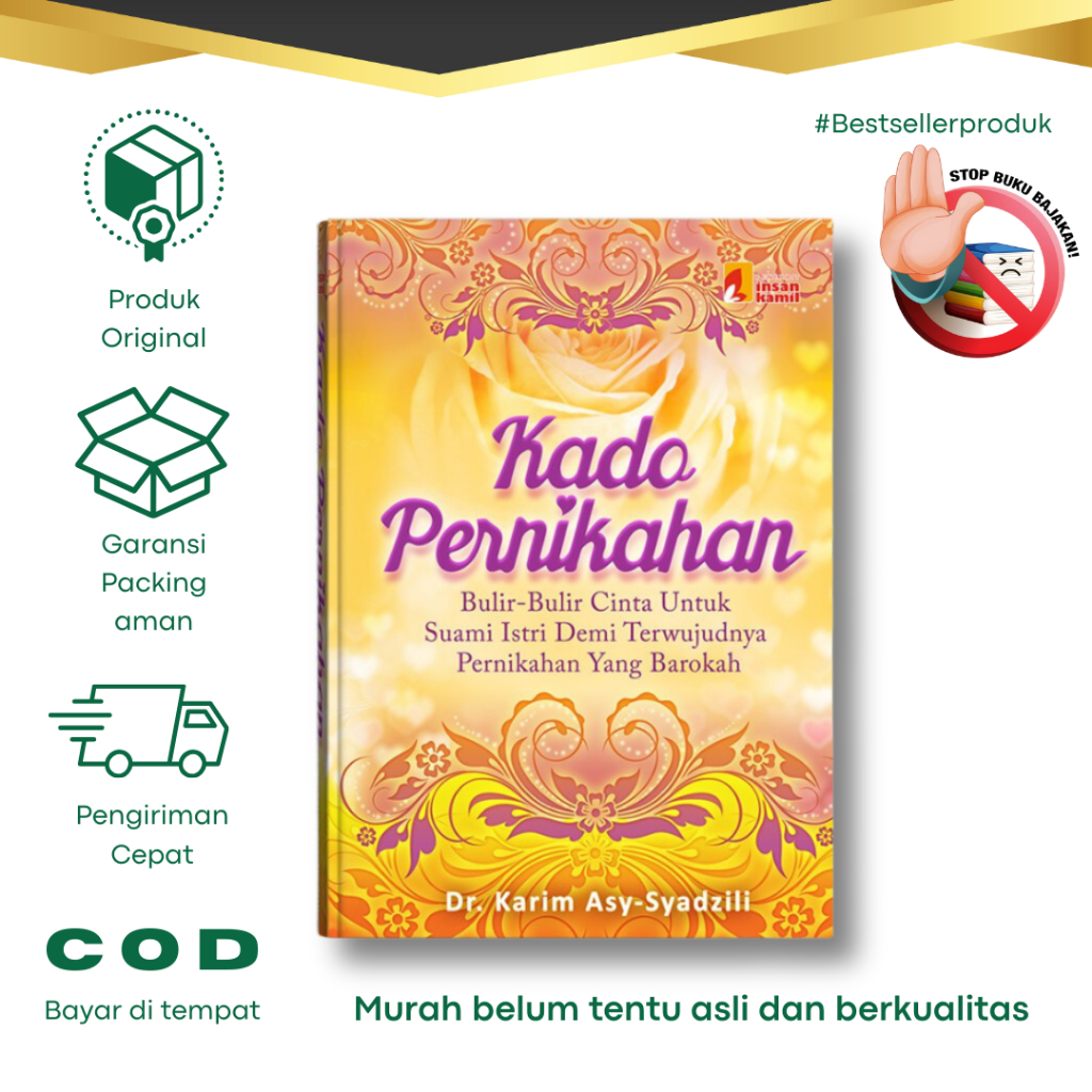 Buku Kado Pernikahan - Panduan Rumah Tangga Dr Karim Asy-Syadzili Hard Cover
