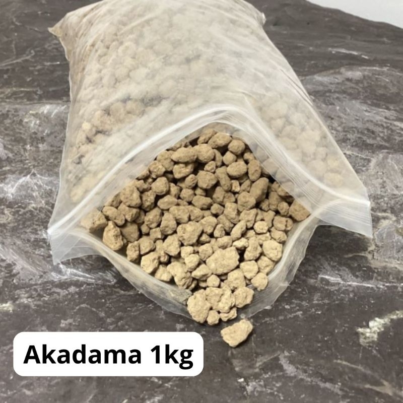 Media Tanam Akadama 1kg/Akadama Jepang Kiloan Murah/Media Tanam Katkus Akadama Jepang