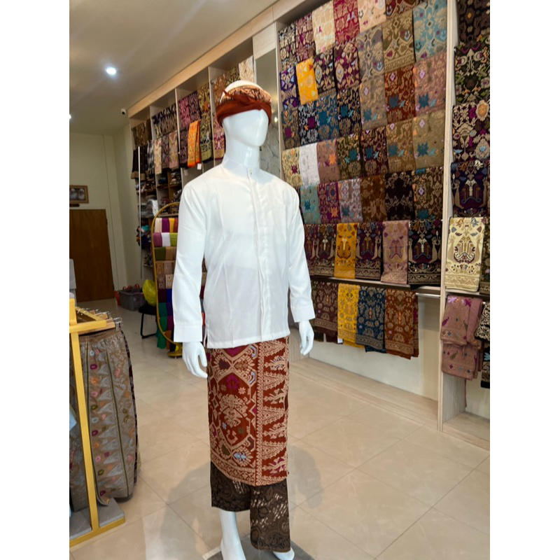 Baju Semi Safari Pria /Kemeja safari /sarari adat bali