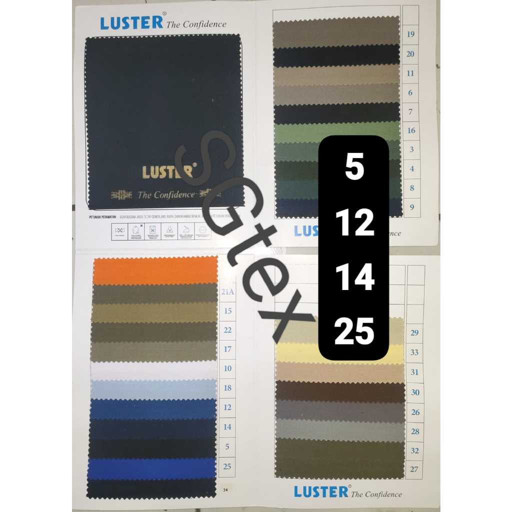 Kain Luster kotak ripstop ripstok gulungan per pc