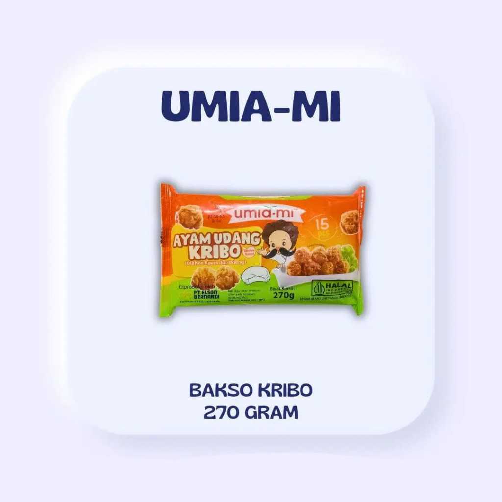 

ADDRIELLA Umiami Bakso Kribo 270gr | Umiami/Frozenfood/Frozenfood Murah