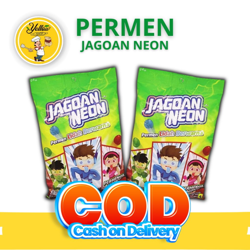 

PERMEN JAGOAN NEON PERMEN LIDAH BERWARNA 125GR ISI 50 / PERMEN ANEKA RASA