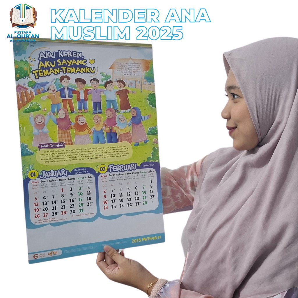 

Kalender Anak Muslim Kalender Dinding 2025 Gema Insani Calender Anak Unik Ber Gambar