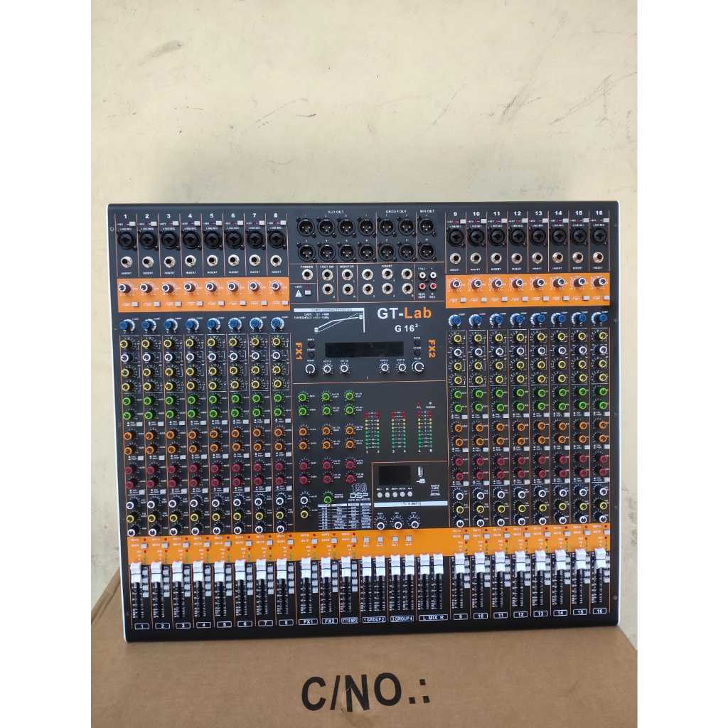 Mixer Audio GTLab 16 G16 plus GT-Lab 16 plus G 16 Original By RDW 16 Chanel GT Lab 16 Ch Full XLR Ef