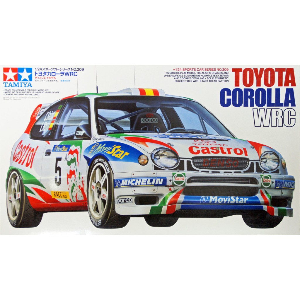 Tamiya 1:24 Toyota Corolla WRC Rally Catalunya 1998 #5