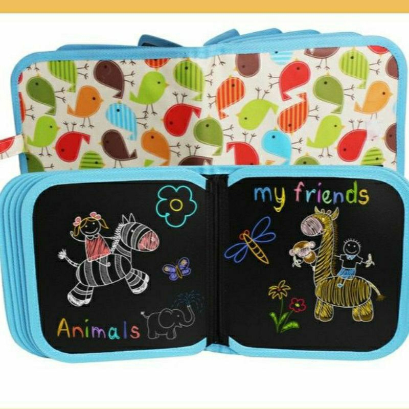 

Buku Tulis Gambar Portable Bisa Dihapus / Erasable book