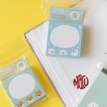 

Mini Memo Pad Trio Animals Alpaca-Doggy
