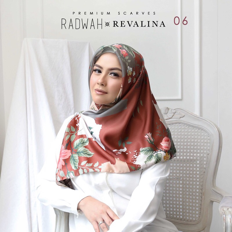 Preloved Radwah x Revalina S Temat Premium Voal scarf wanita