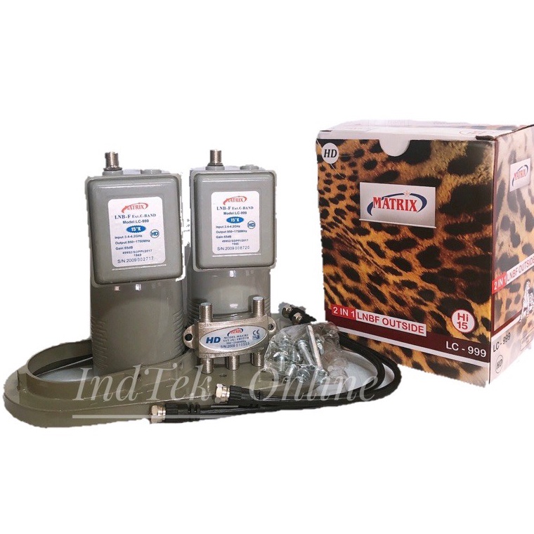 ART Y9K5 LNB Matrix Parabola 2 in 1 Outside C Band untuk 1 Receiver