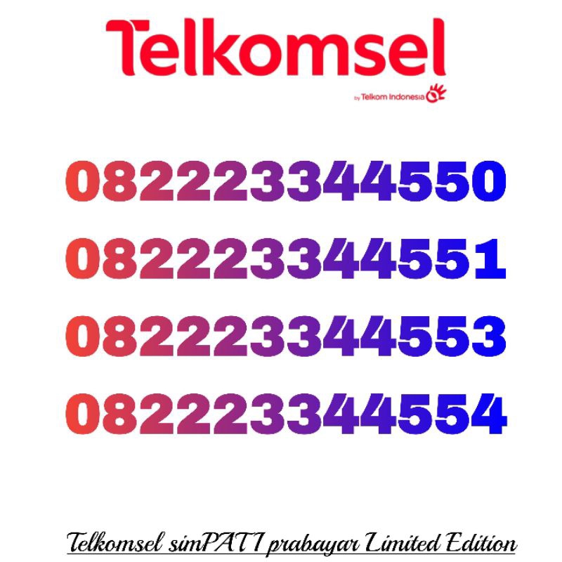 nomor cantik telkomsel urut - Nomor cantik Simpati 1122 334455