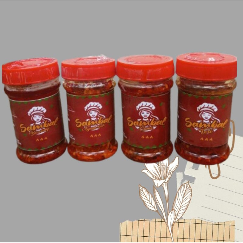 

sambel baby cumi/teri Medan/ayam suwir/bawang