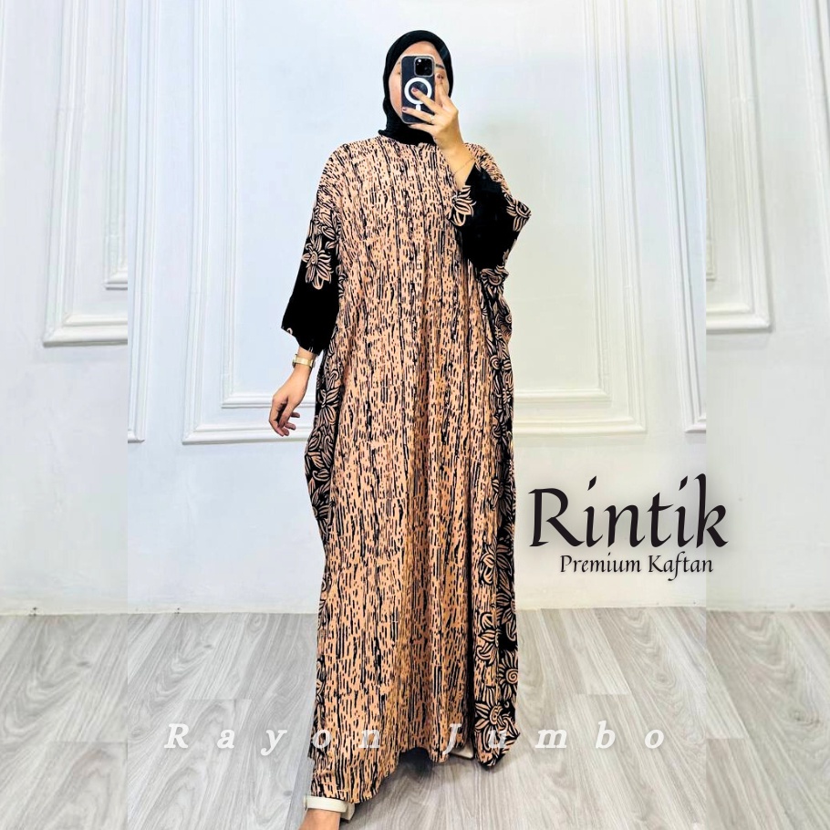 KODE B63V NEW RINTIK KAFTAN HOME DRESS  DRESS WANITA TERBARU 224  BAJU MUSLIMAH 224  HARGA RESELLER 