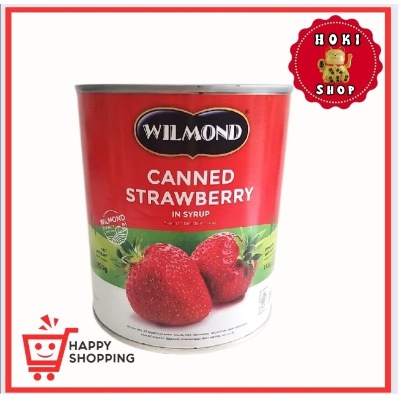 

WILMOND Strawberry Kaleng 825gr / Buah Strawberry Dalam Sirup / Canned Strawberry in Syrup