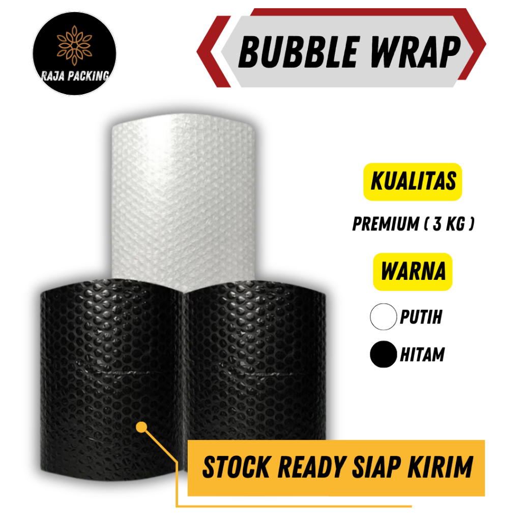 

PLASTIK BUBBLE WRAP MURAH PREMIUM/BUBBLE WRAP ROLL/BUBLE WRAP TEBAL 3KG - FLYHOME