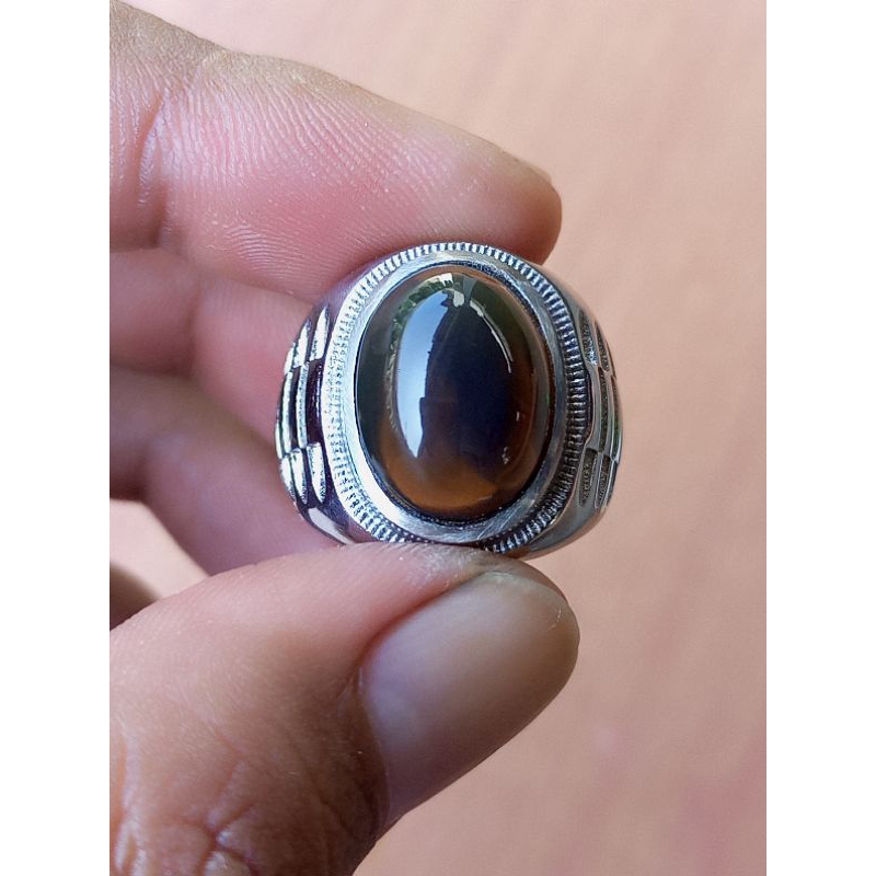 Natural Batu Fire Opal Wonogiri brownis green