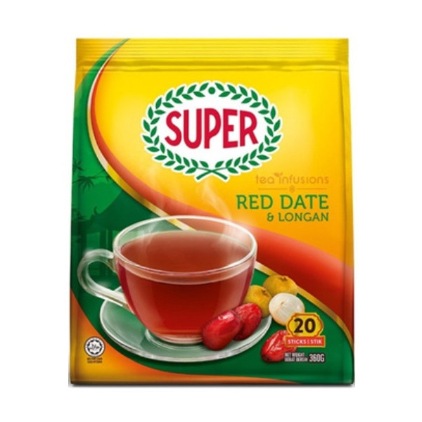 

Super Tea Infusions Red Date & Longan Angco 20x18gr - Import MALAYSIA