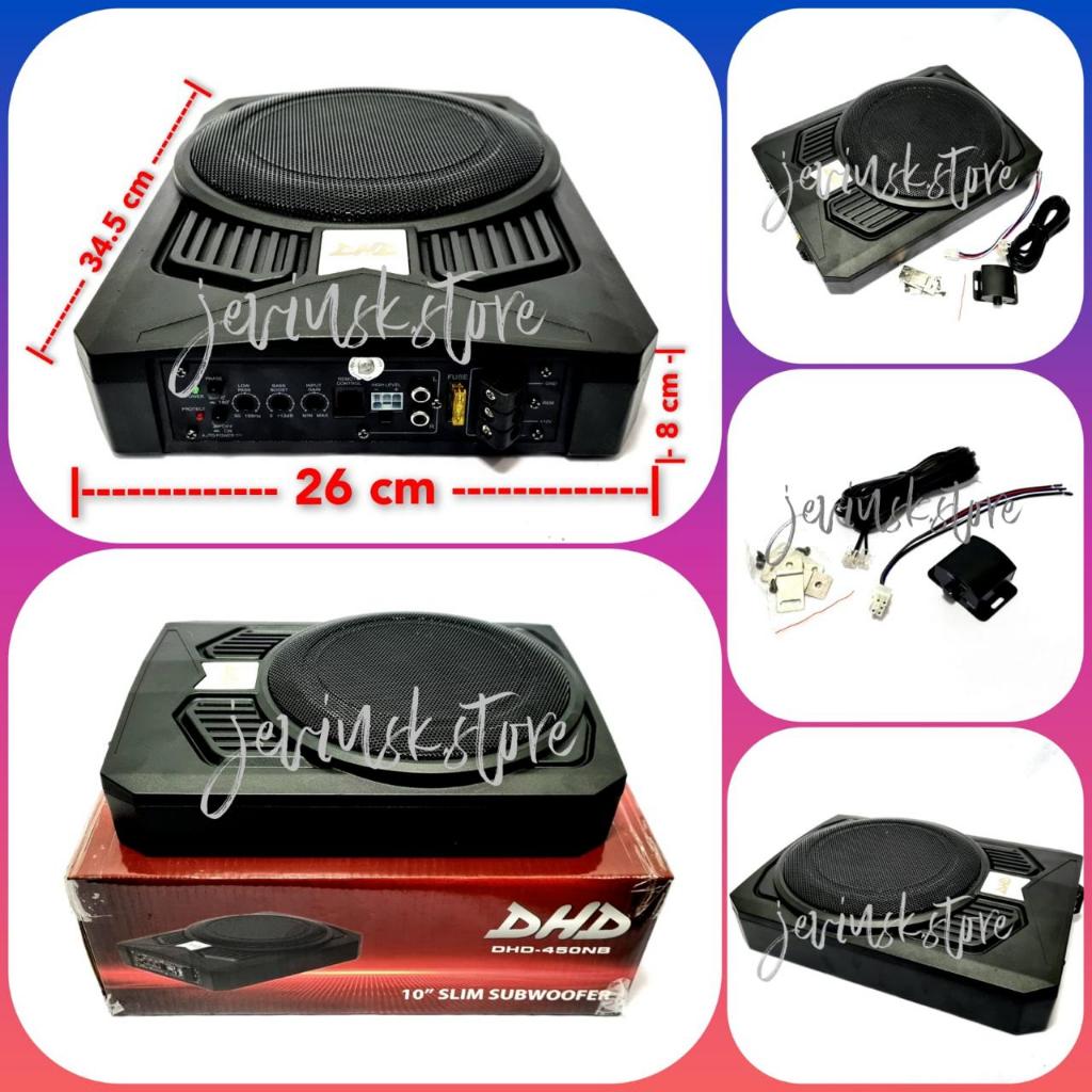SUBWOOFER KOLONG / UNDERSEAT DHD-450NB 10” INCH