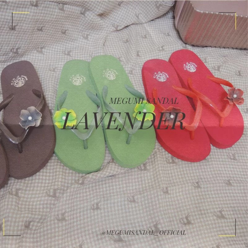 SANDAL MEGUMI WANITA MEGUMI LAVENDER B-4085