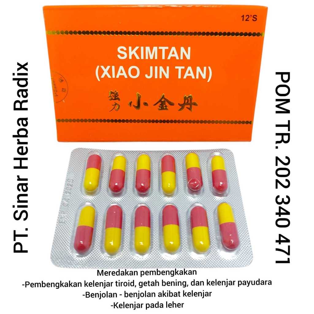 Strong Xiao Jin Tan - Xiao Jin Tan PT. Sinar Herba Radix 12 Kapsul