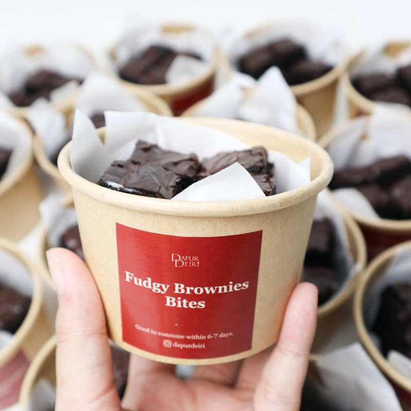 

Fudgy Brownies Bites 8oz/ 8pcs