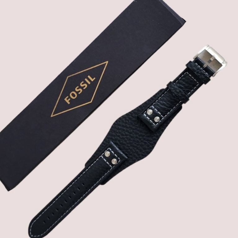 KODE L89Z Strap Tali Fossil Kulit Coachman Chronograph CH2891 CH2564 CH2565 Original Genuine 22MM