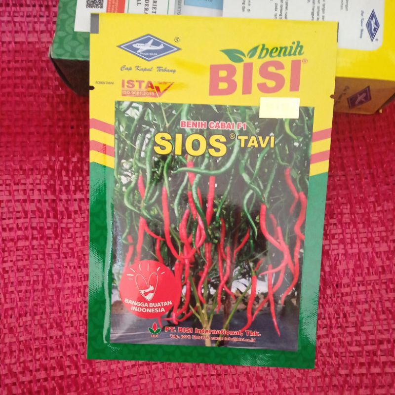 benih cabai SIOS TAVI 10grm Sios tavi kemasan 10gr