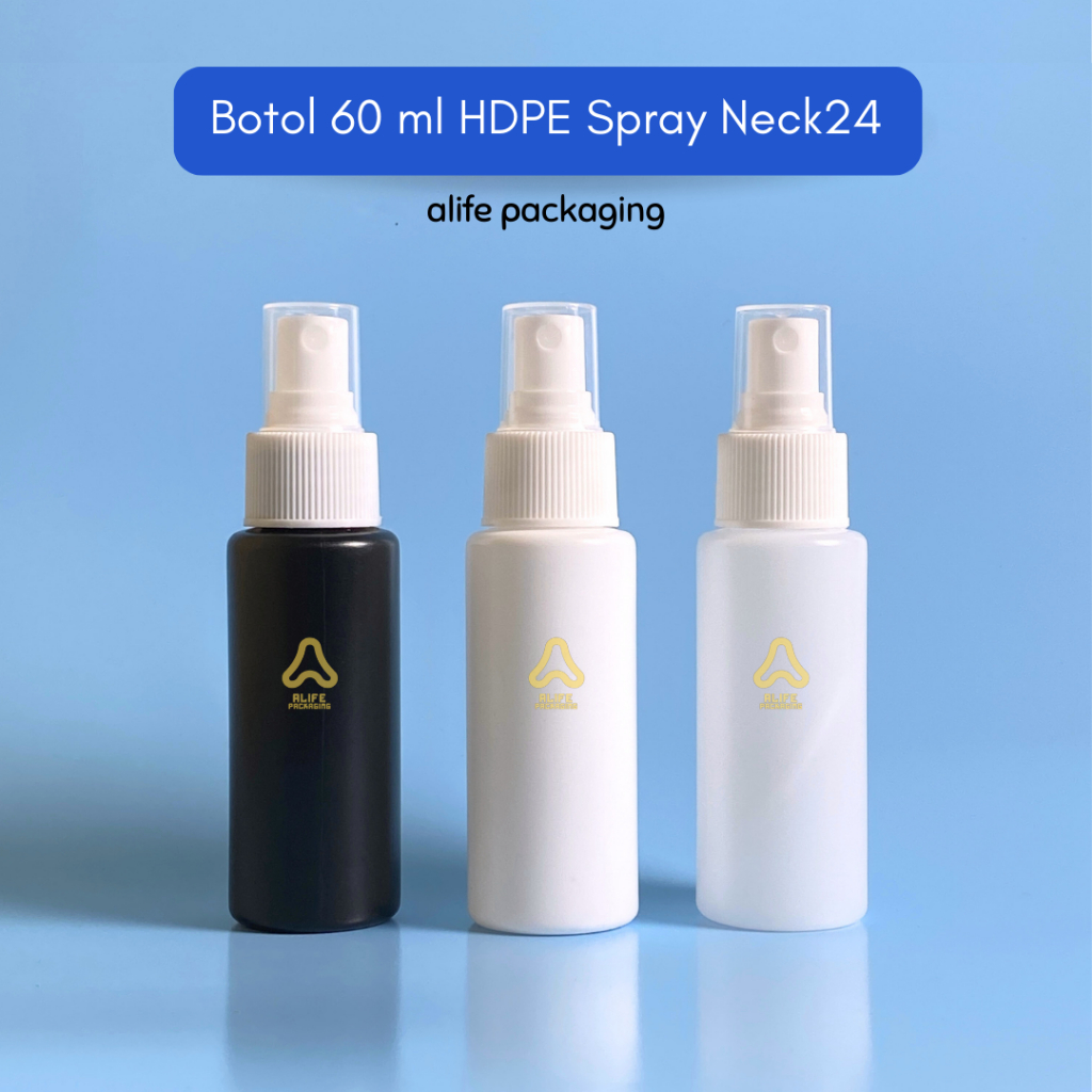 Botol Spray 60 ml | Botol Plastik 60 ml Spray | Botol 60 ml Spray - HDPE