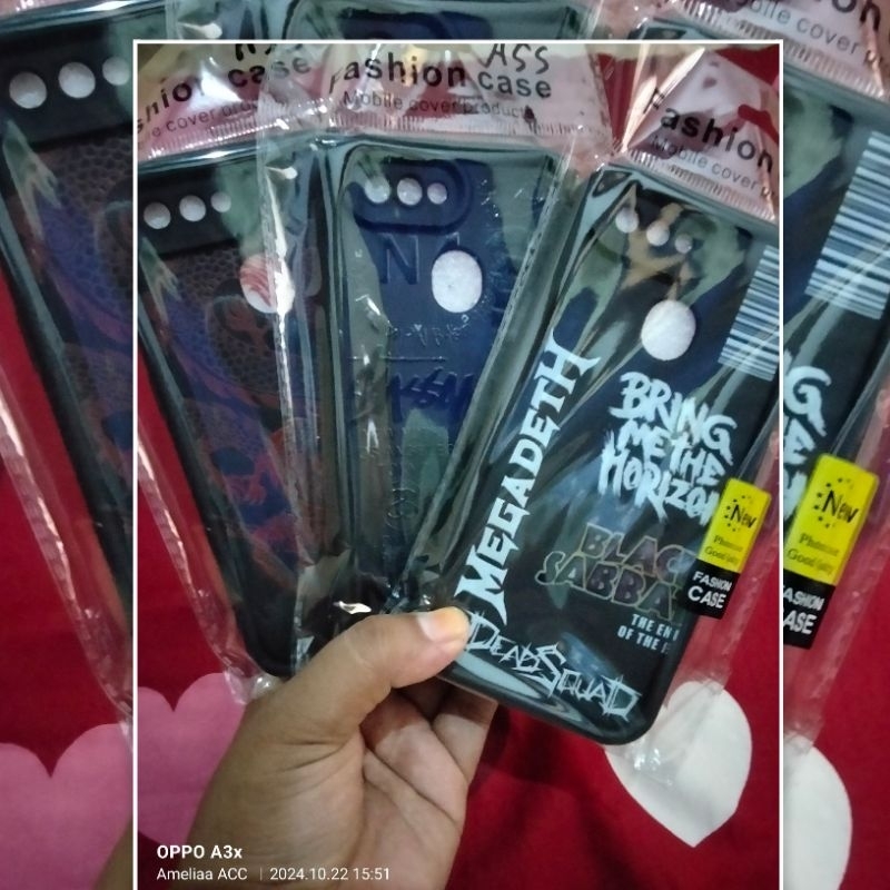 Softcase casing Oppo A5S/ F9/A12 Casing Slikon Karakter motif gambar COWOK TY Bahan Full karet.