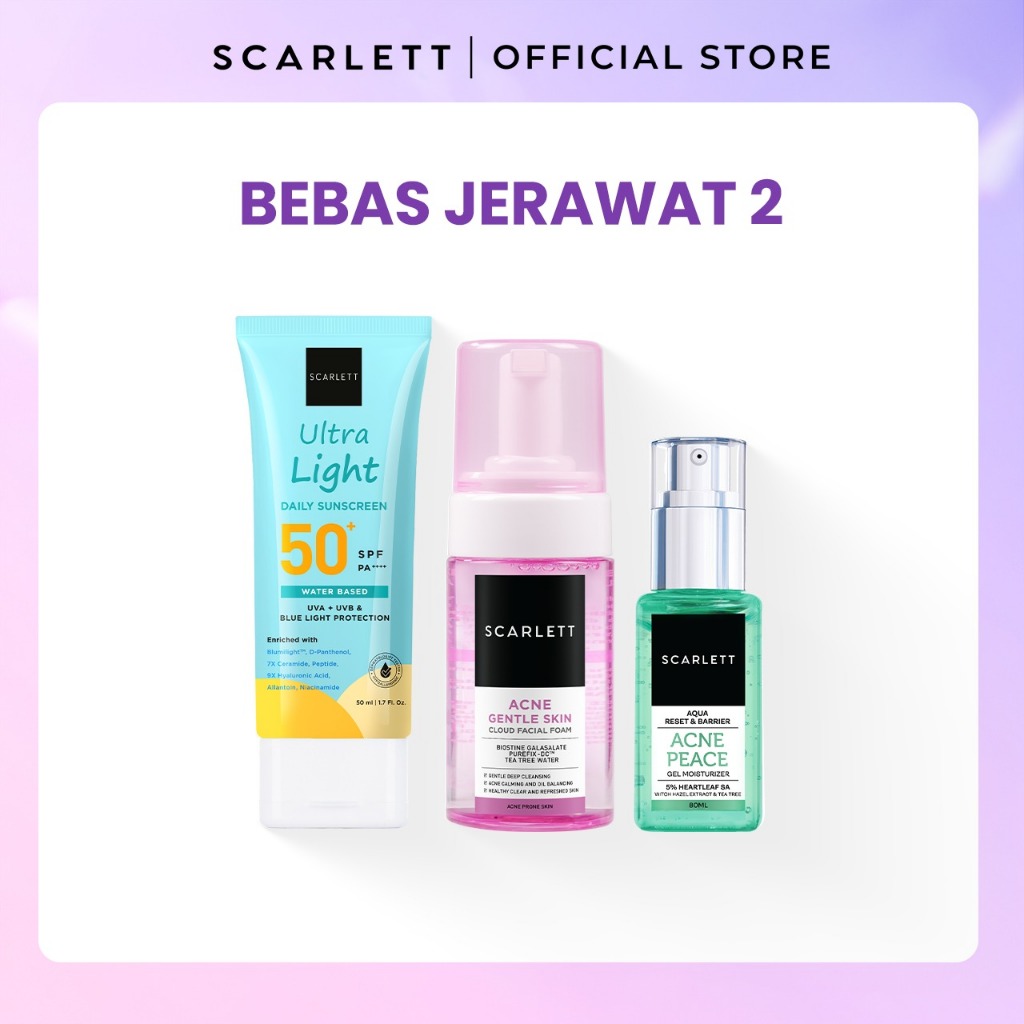 Scarlett Whitening Basic Skincare Set