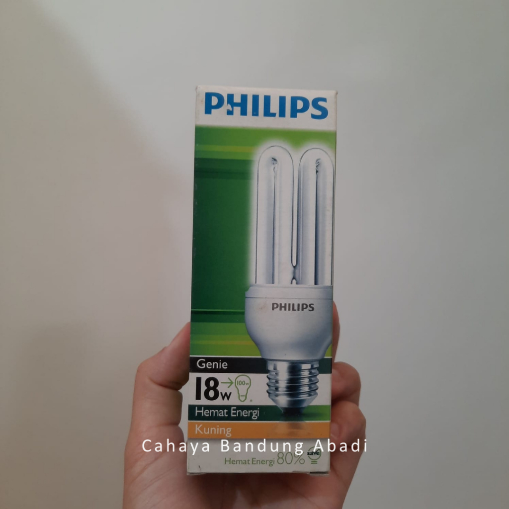 Lampu Philips Genie 18 Watt 18W Kuning 82 3000K E27