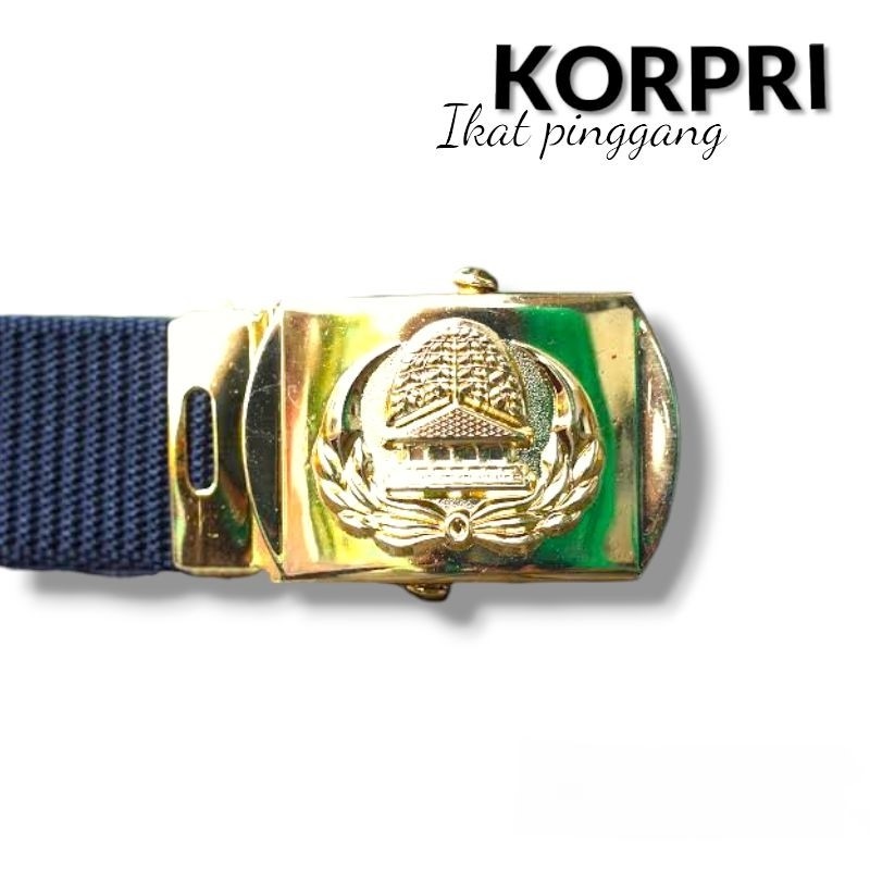 Gesper Korpri Pria Wanita Kuningan Asli ASN PNS