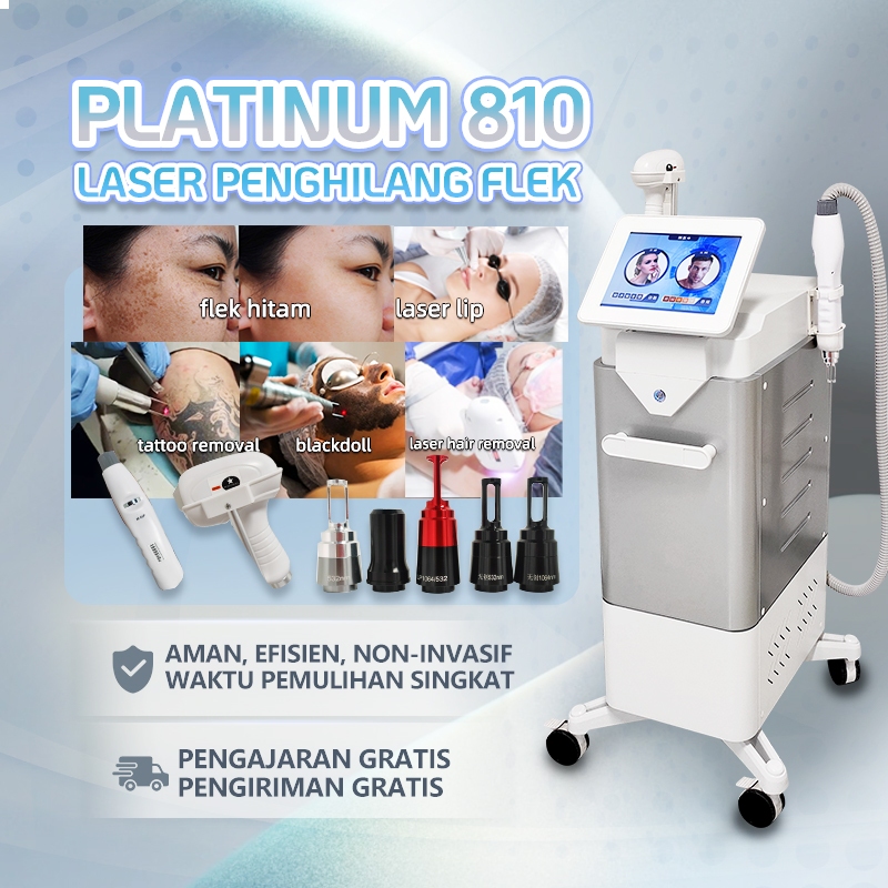 2in1 pico laser ndyag laser penghilang tato laser penghilang flek alat hapus tato permanen alat klin