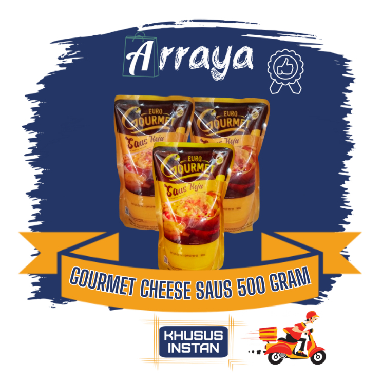 

GOURMET CHEESE SAUS 500 GRAM
