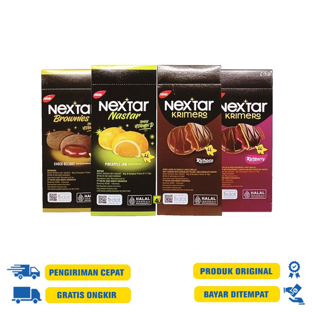 

Nextar 80 | 96 | 84 GRAM - Krimero Richoco| Richberry | Star STV l RCO | Nastar PineApple|Strawberry