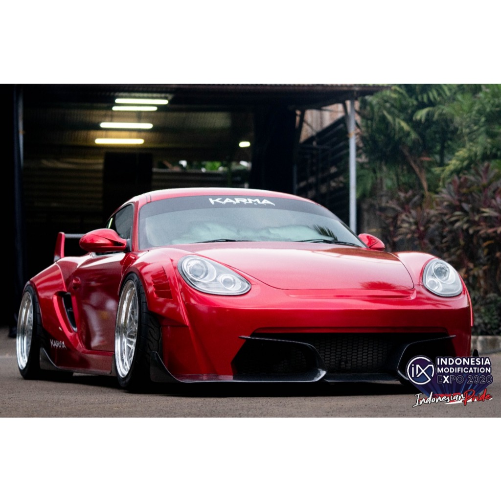 SBX32 Instant Wide BodyKit Custom KARMA PORSCHE CAYMAN DIECAST Hotwheels 1/64