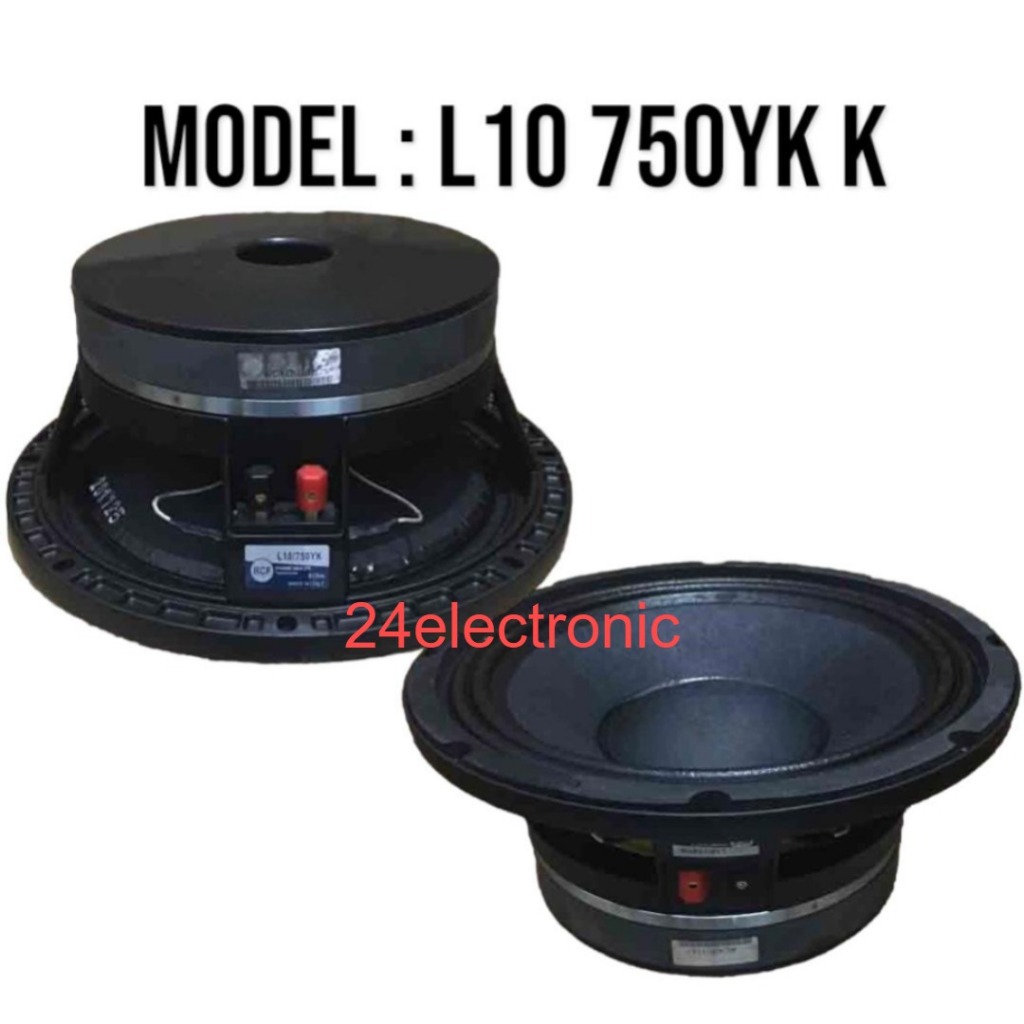 Speaker Mid Range RCF L10 750YK / L10750YK / L 10750 YK Component 10 Inchi Grade A