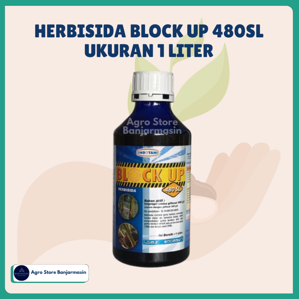 Herbisida Block up 480SL kemasan 1 Liter