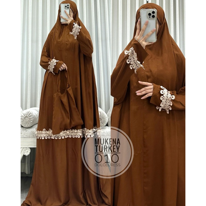 Mukena Arab TURKEY Dolce Big Size Rayon Viscose Original By Dolce Dress