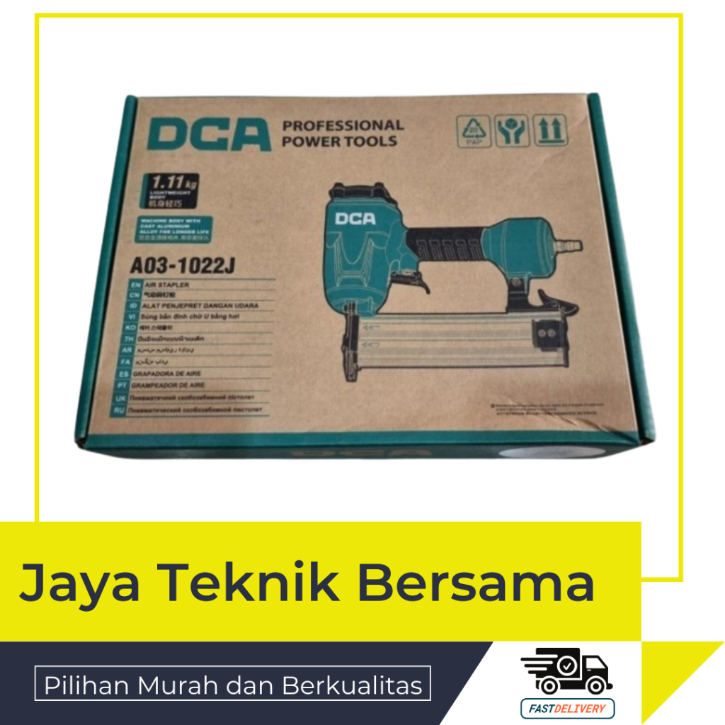 

DCA A03 -1022J Pneumatic Staples Gun Heavy Duty - Staples Tembak