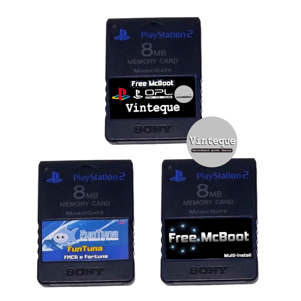 MC Boot PS 2 PS2 Playstation 2 MC Boot MC Boot Fortuna MC Boot Multi Untuk Semua Seri PS2 Fat dan Sl