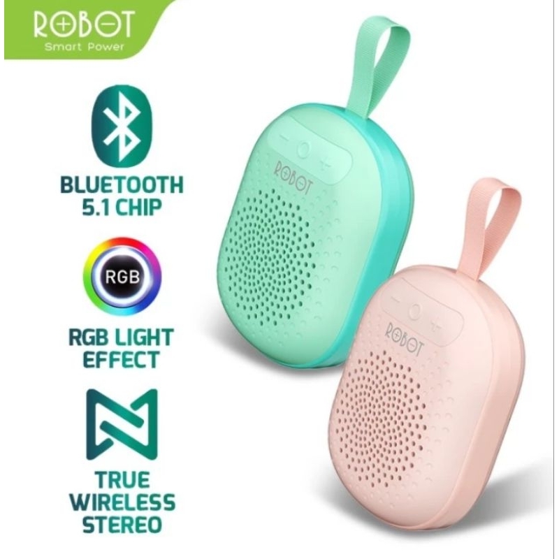 Speaker Bluetooth Robot RB20 Speaker Mini Portabel