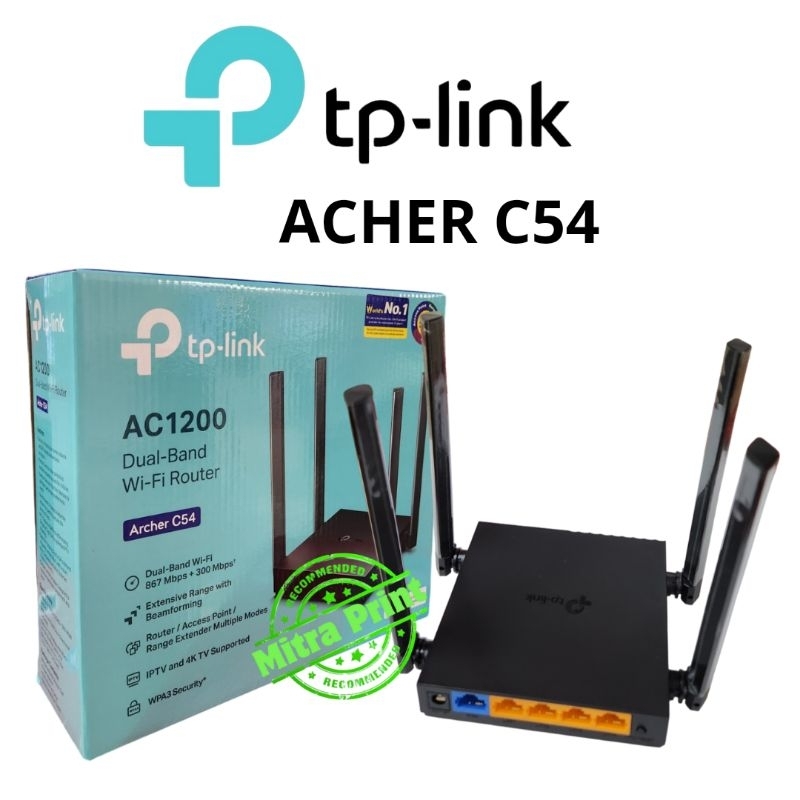 TP-Link Router Archer C54 AC1200 Dual-band Wifi Router Support 5G