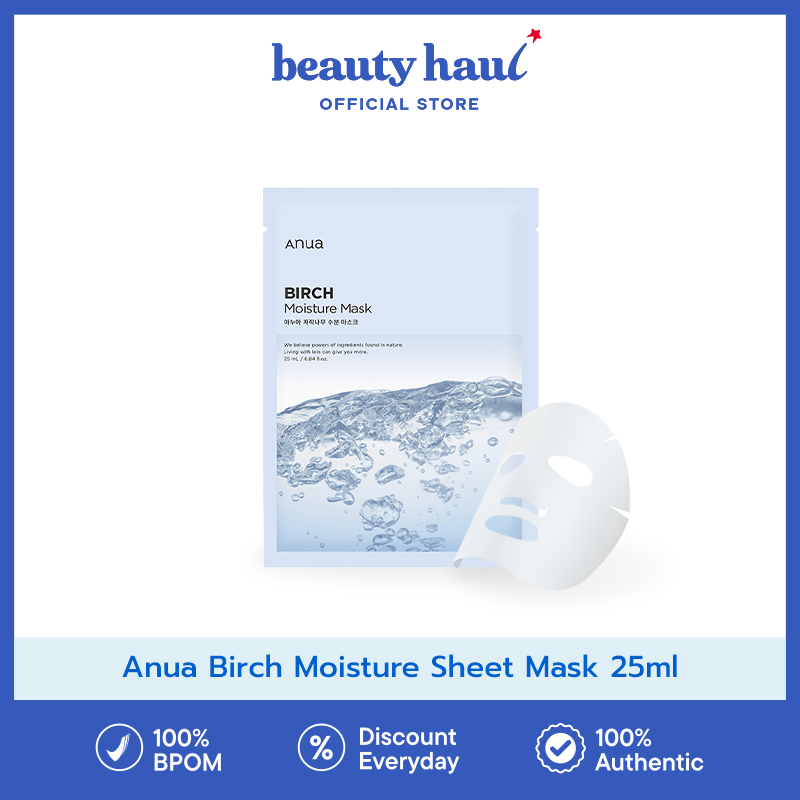 ANUA BIRCH MOISTURE SHEET MASK 25ml (1PCS)