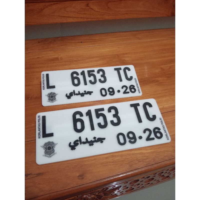 Variasi motor akrilik 3D huruf timbul