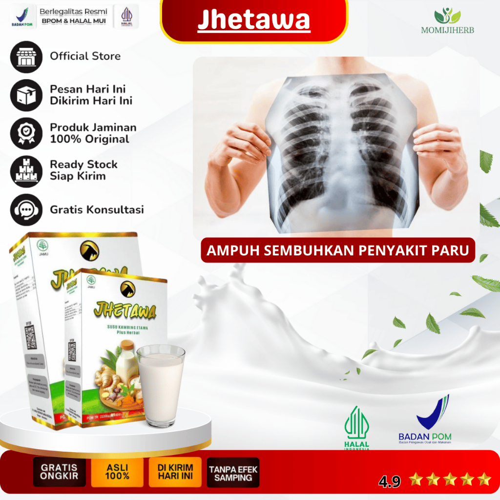 Susu Pembersih Paru Paru, Susu Obat Asma, Susu Flek Paru Paru, Sesak Napas, Napas Berat, TBC, Radang