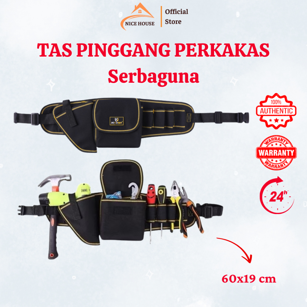 [HOT] Tas Pinggang Perkakas/Tas perkakas pertukangan pinggang untuk bangunan dan listrik