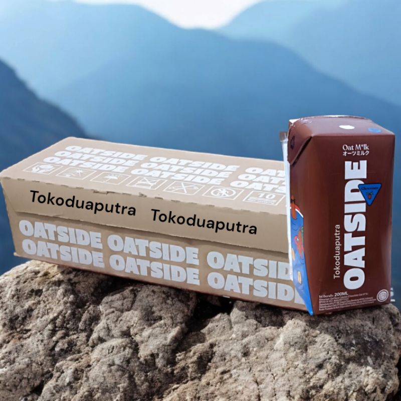 

Oatside Chocolate Oat milk 200 Ml X 24 pcs / Susu oat Oatside rasa coklat 200 ml